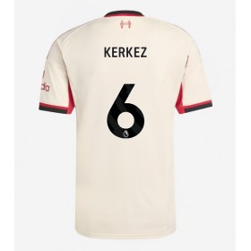 Pánské fotbalový oblečení Liverpool Milos Kerkez #6 Venkovní košile 2025-26 Krátkým Rukávem